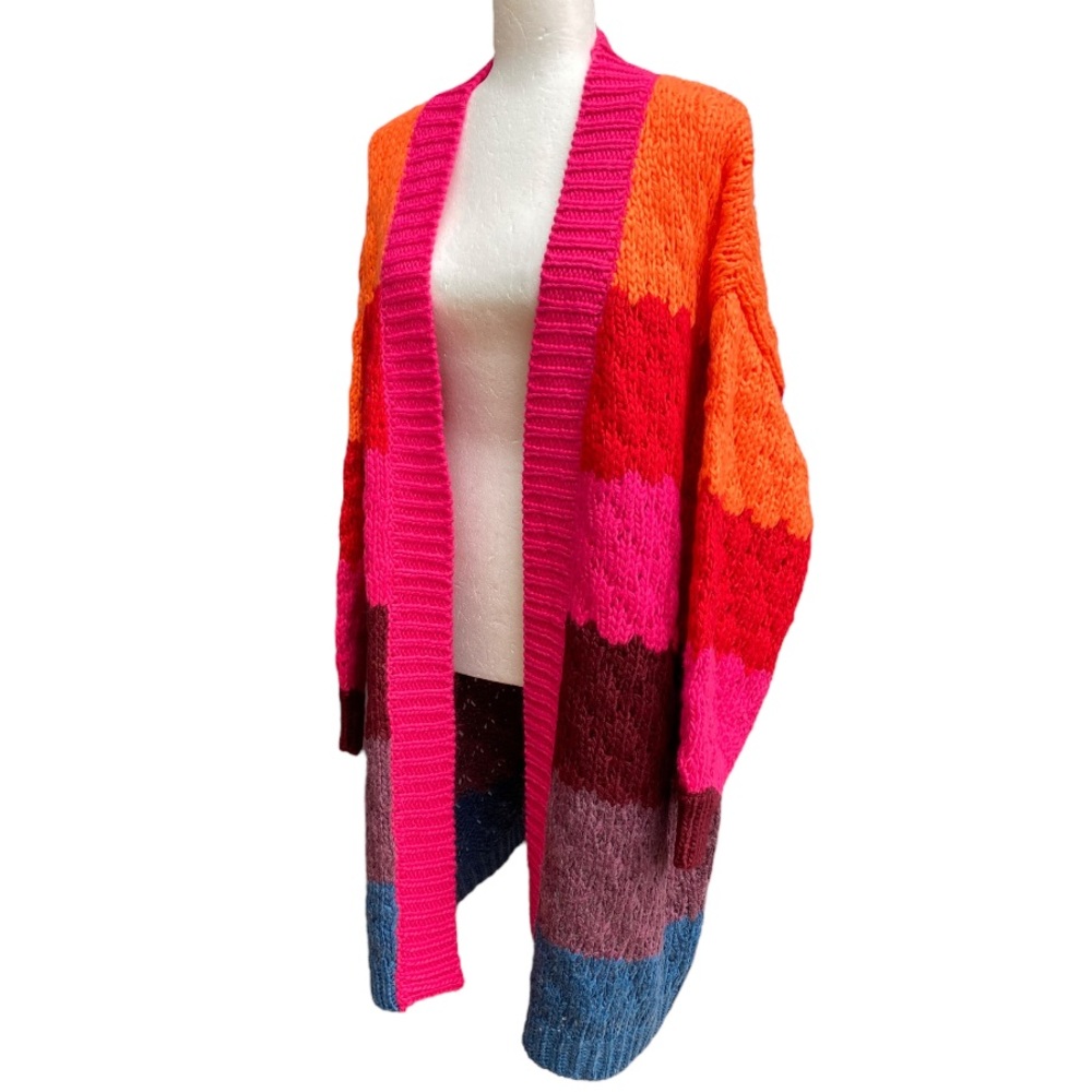 Farm Rio Multi Stripe Cardigan - Picture 4 of 11
